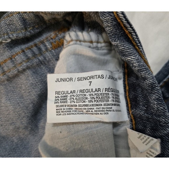 Grane Jeans Size 7 Darcy Super Low Rise Skinny Retro Y2K Distressed Wash - Picture 6 of 6